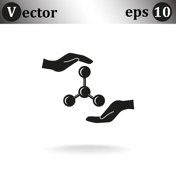 Wetenschap web pictogram — Stockvector