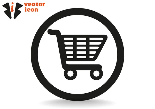 Carrinho de Compras ícone web — Vetor de Stock