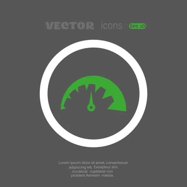 Visa en ikon för webben — Stock vektor