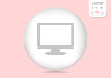 monitör web simgesi