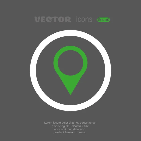Pointer web icon — Stock Vector