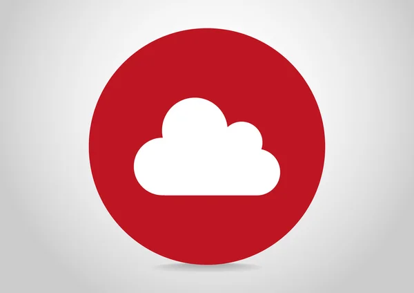 Cloud web icon — Stock Vector