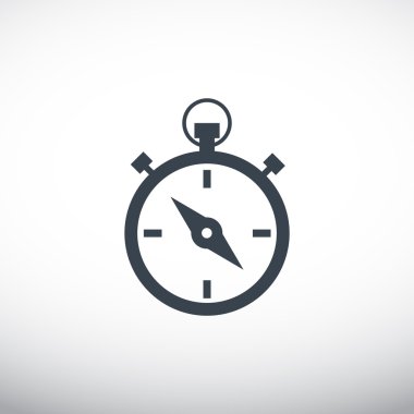 Stopwatch web icon clipart