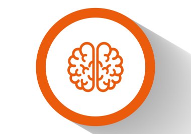 İnsan beyni web simgesi