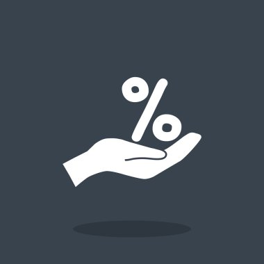 el web simgesi üzerinde yüzde