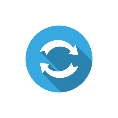 Oklar web simgesi olan daire