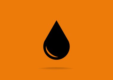 Liquid droplet icon clipart