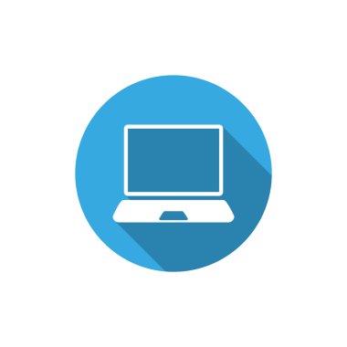 Basit dizüstü web simgesi