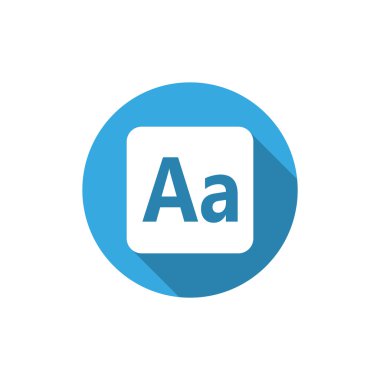 Smartphone alfabe işareti simgesi