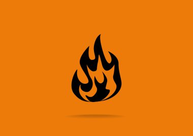 Fire flames web icon clipart