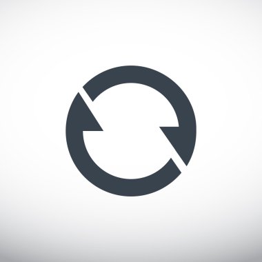 döndürme oklarını daire