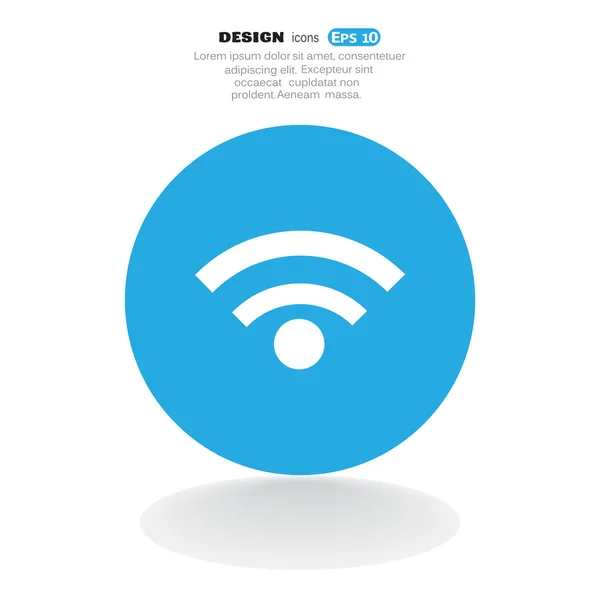 Icona web Wi-Fi — Vettoriale Stock