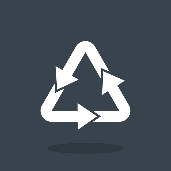 Znak odpady przetwórstwa ikona — Wektor stockowy