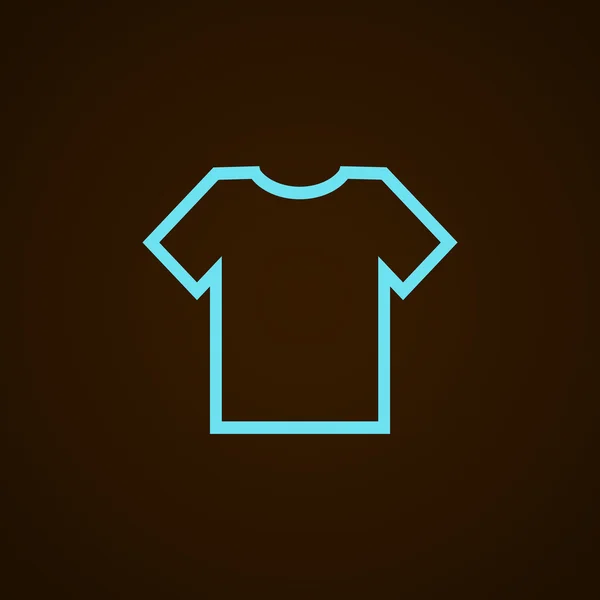 Eenvoudige t-shirt pictogram — Stockvector