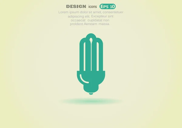 Lamp web pictogram — Stockvector