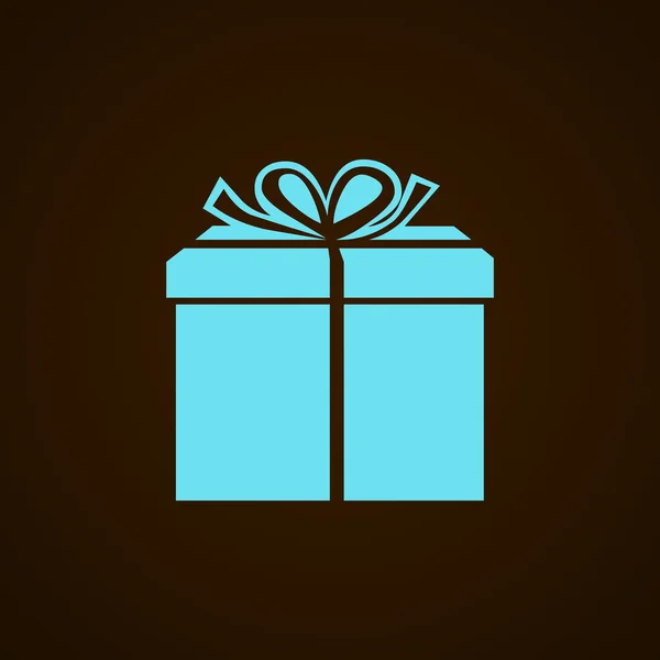 Gift web icon — Stock Vector