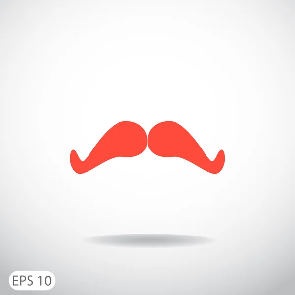 Retro mustache icon — Stock Vector