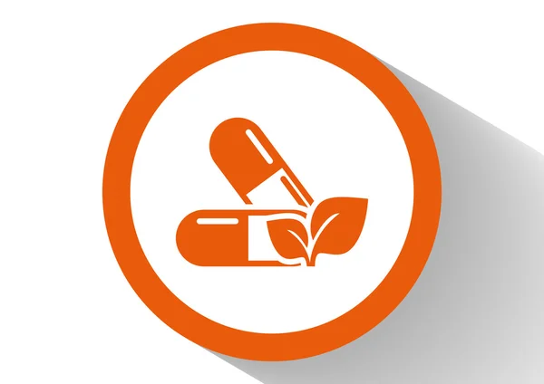Icono de píldoras médicas — Archivo Imágenes Vectoriales