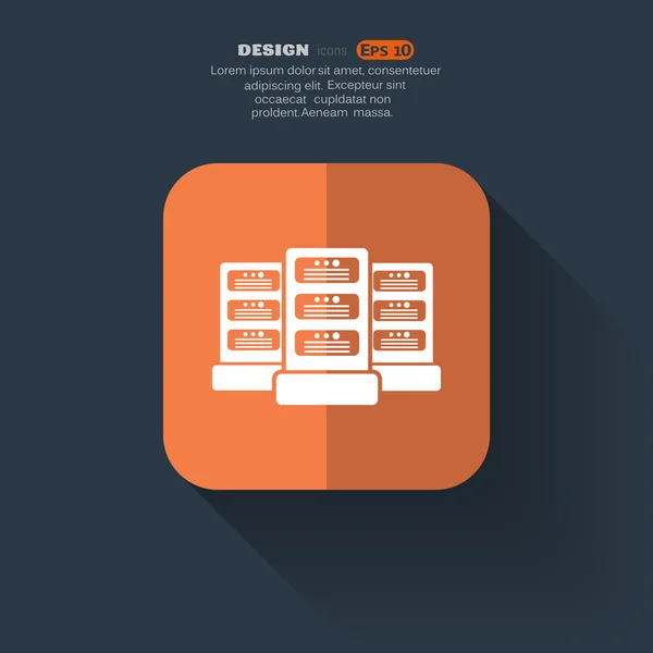 数据服务器 web 图标 — 图库矢量图片