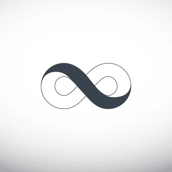 Infinity sign icon — Stock Vector