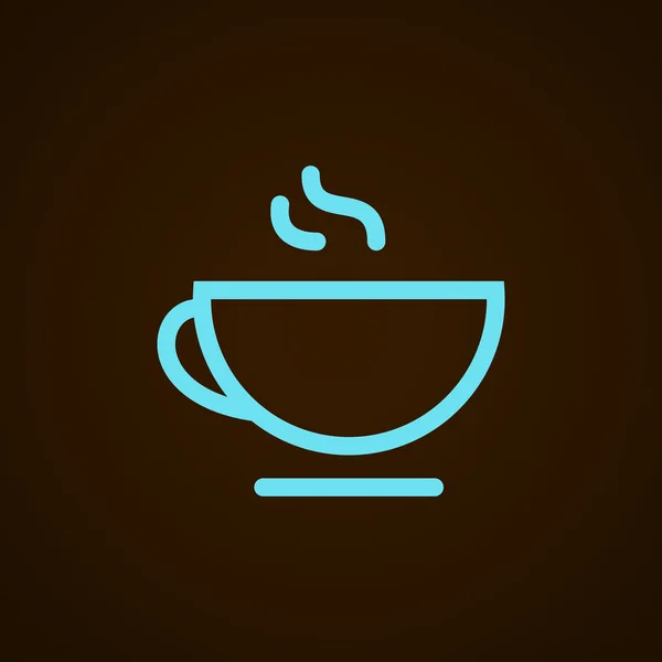 Taza de café icono — Vector de stock