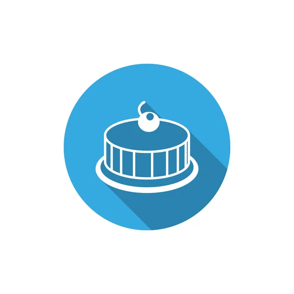 Cupcake icono web — Vector de stock