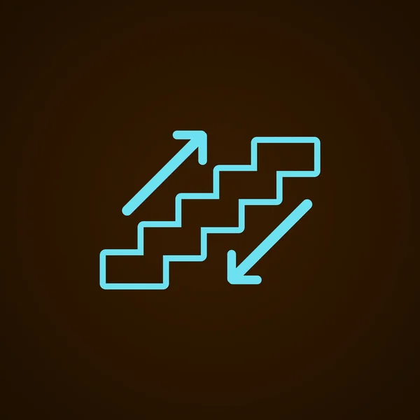 Staircase web icon — Stock Vector
