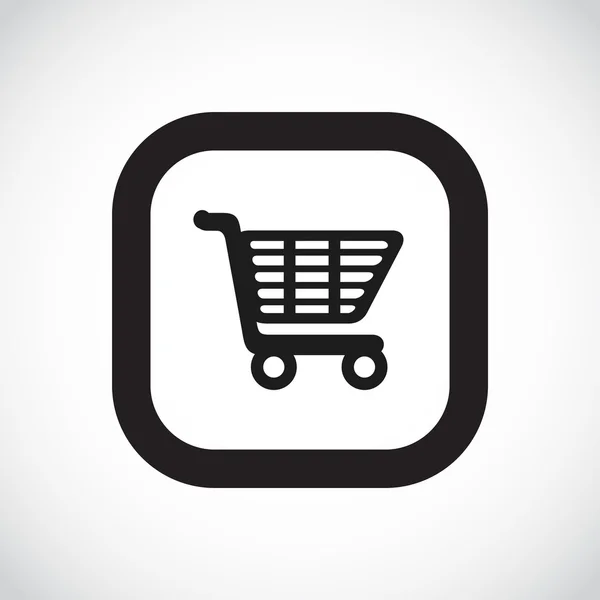 Shopping cart simple web icon — Stock Vector