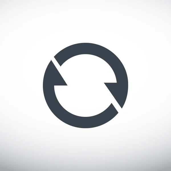 Rotatie pijlen in cirkel — Stockvector