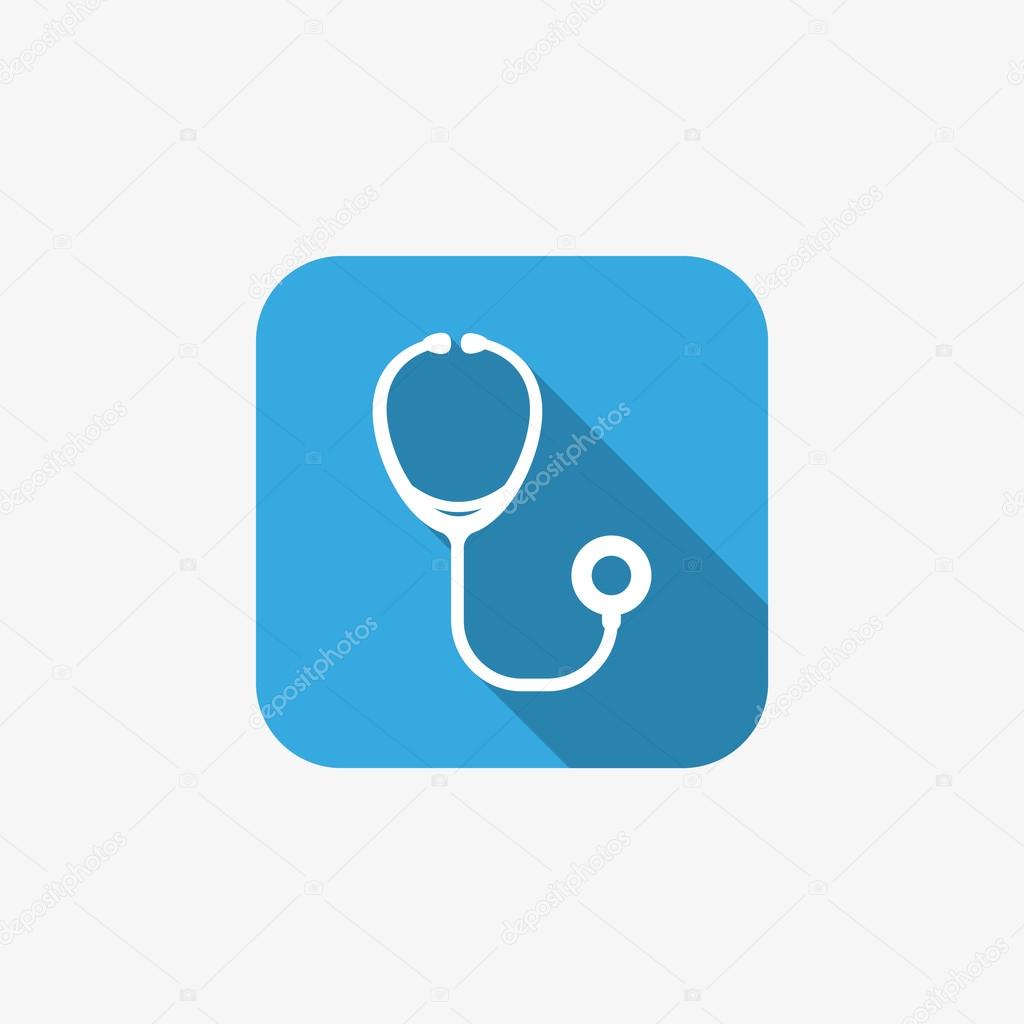 Stethoscope simple web icon