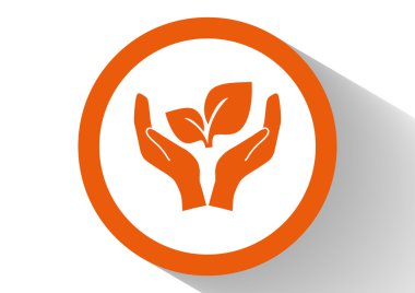 El simgesi yapraklarda