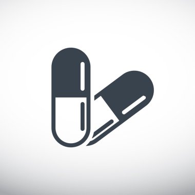 Tıbbi hapları web simgesi