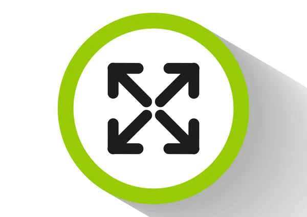 Flechas icono web — Vector de stock
