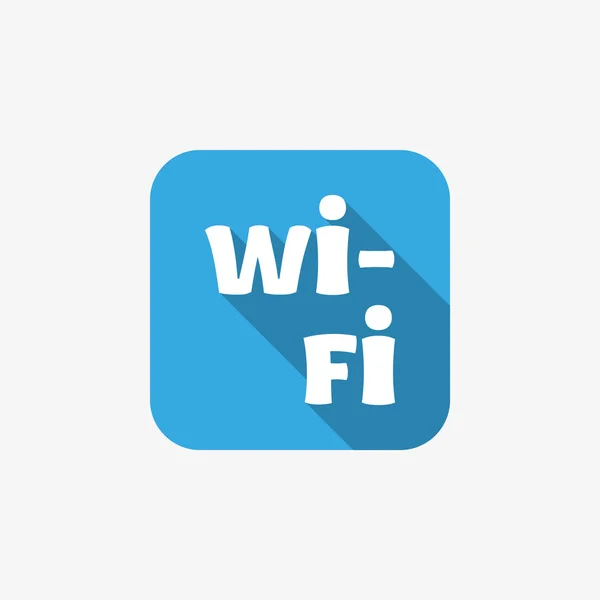 Wi-Fi の碑文アイコン — ストックベクタ