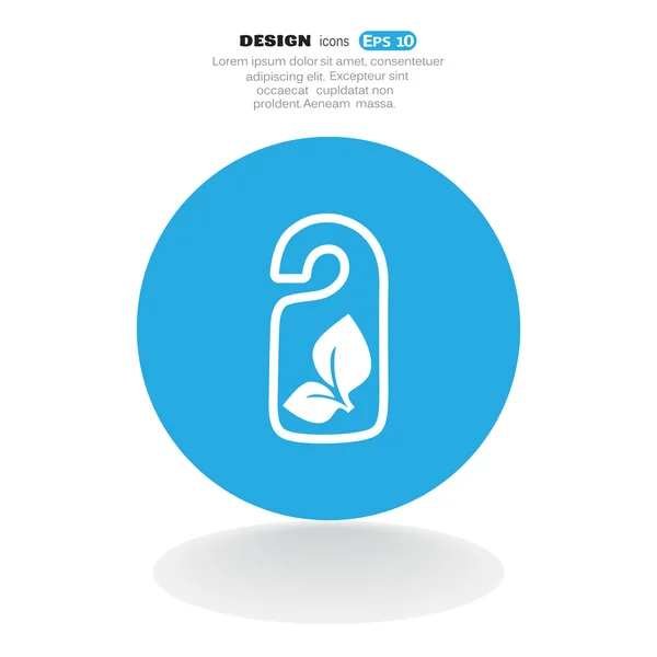Εικονίδιο web οικολογικό καθαρό προϊόν — Διανυσματικό Αρχείο