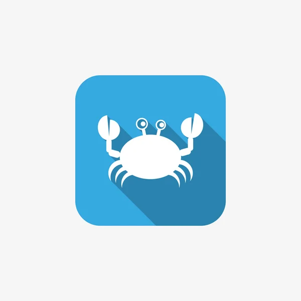 Krab web pictogram — Stockvector