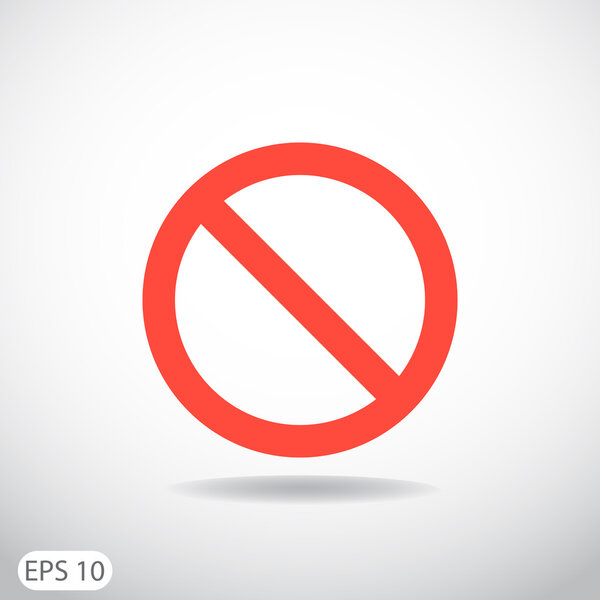 знак запрета, иконка веб
.