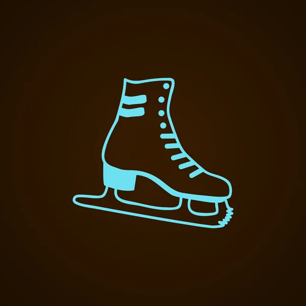 Icône web Skates — Image vectorielle