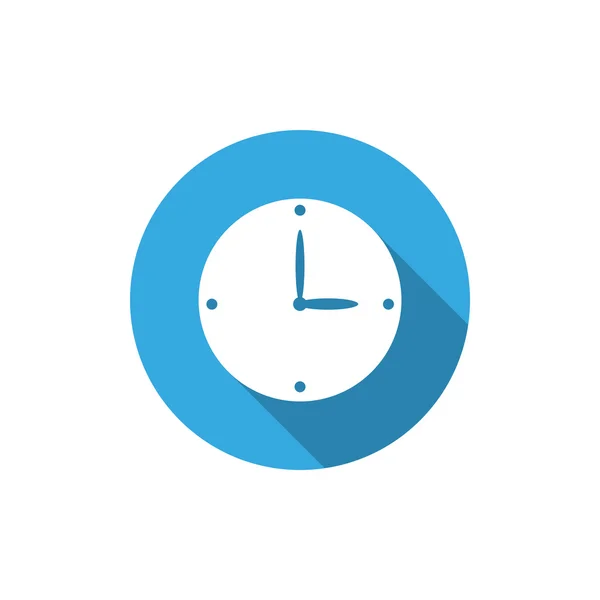 Απλή ρολόι εικονίδιο web — Διανυσματικό Αρχείο