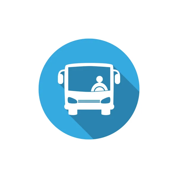 Icono de símbolo de autobús — Vector de stock