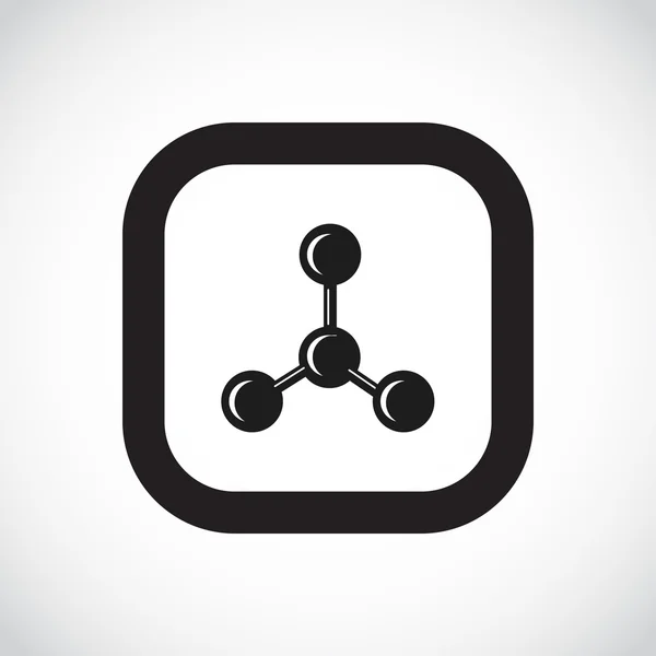 Molecular compound web icon — Stock Vector