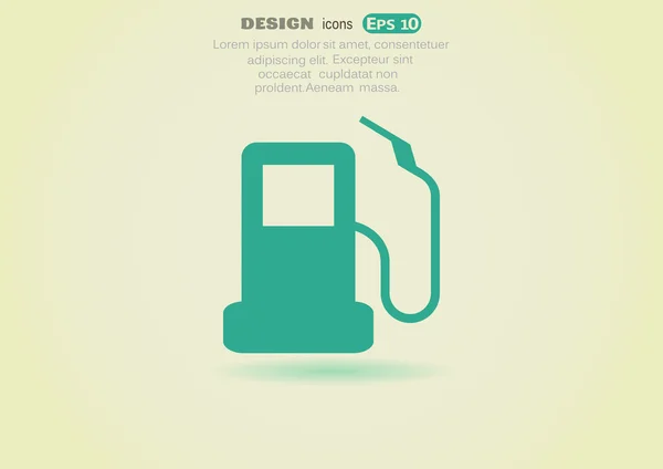 Icône web gaz — Image vectorielle