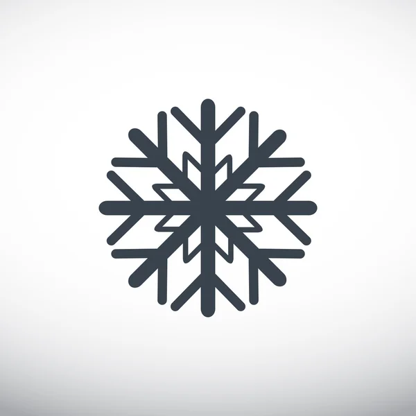 Sneeuwvlok web pictogram — Stockvector