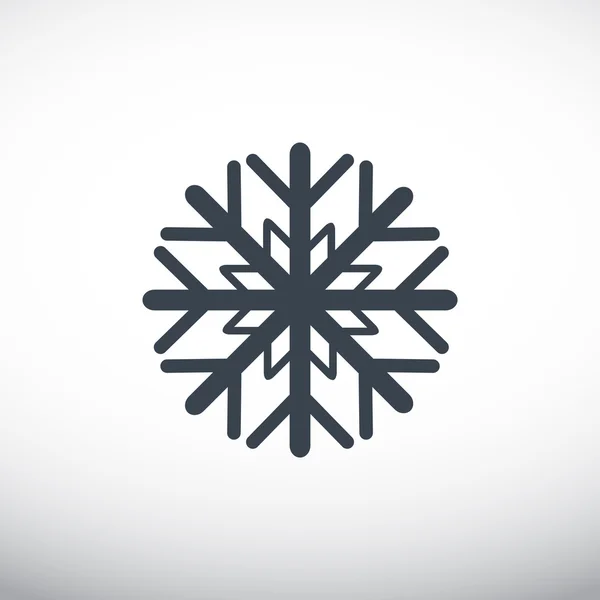 Copo de nieve icono web — Vector de stock