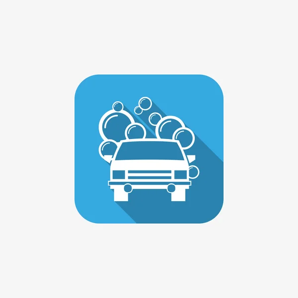 Car wash eenvoudige pictogram — Stockvector