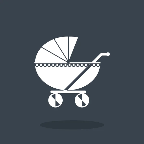 Kinderwagen pictogram — Stockvector