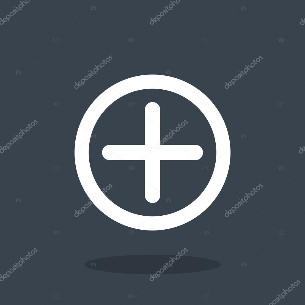 Plus sign to add icon Stock Vector by ©LovArt 74868055