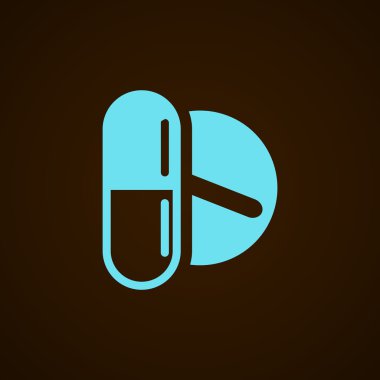 Tıbbi hapları web simgesi
