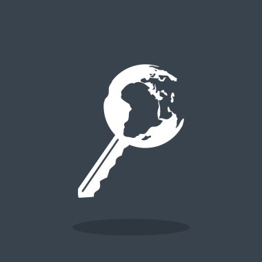 Küre anahtar simgesi