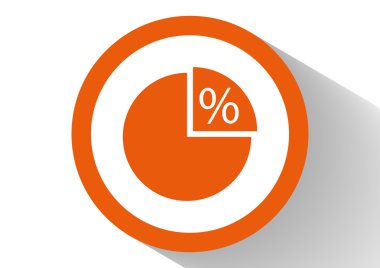 Basit yuvarlak Infographic web simgesi